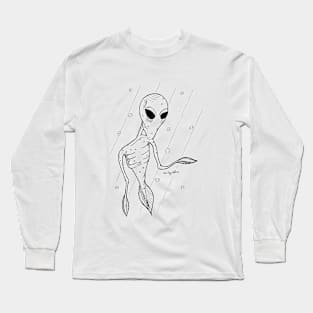 Mermaid Alien Long Sleeve T-Shirt